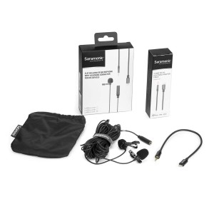 میکروفون یقه ای با سیم سارامونیک مدل LavMicro U1C رابط Lightning